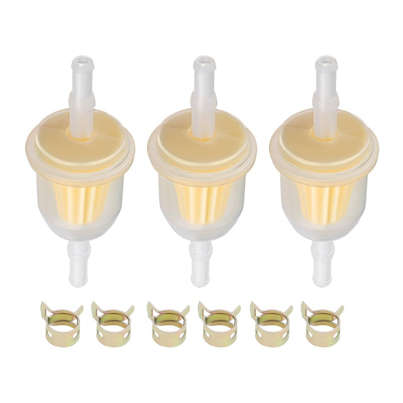 Butom AM116304 Inline Fuel Filter 25 050 22-S Fits 1/4" 5/16" ID Fuel Line For John Deer GY20709 X300 Z335E LA115 D130 LX188 X320 318 D105 E100 Z425 Stens 120-436 Kohler 7000 Series Engine - Image 1